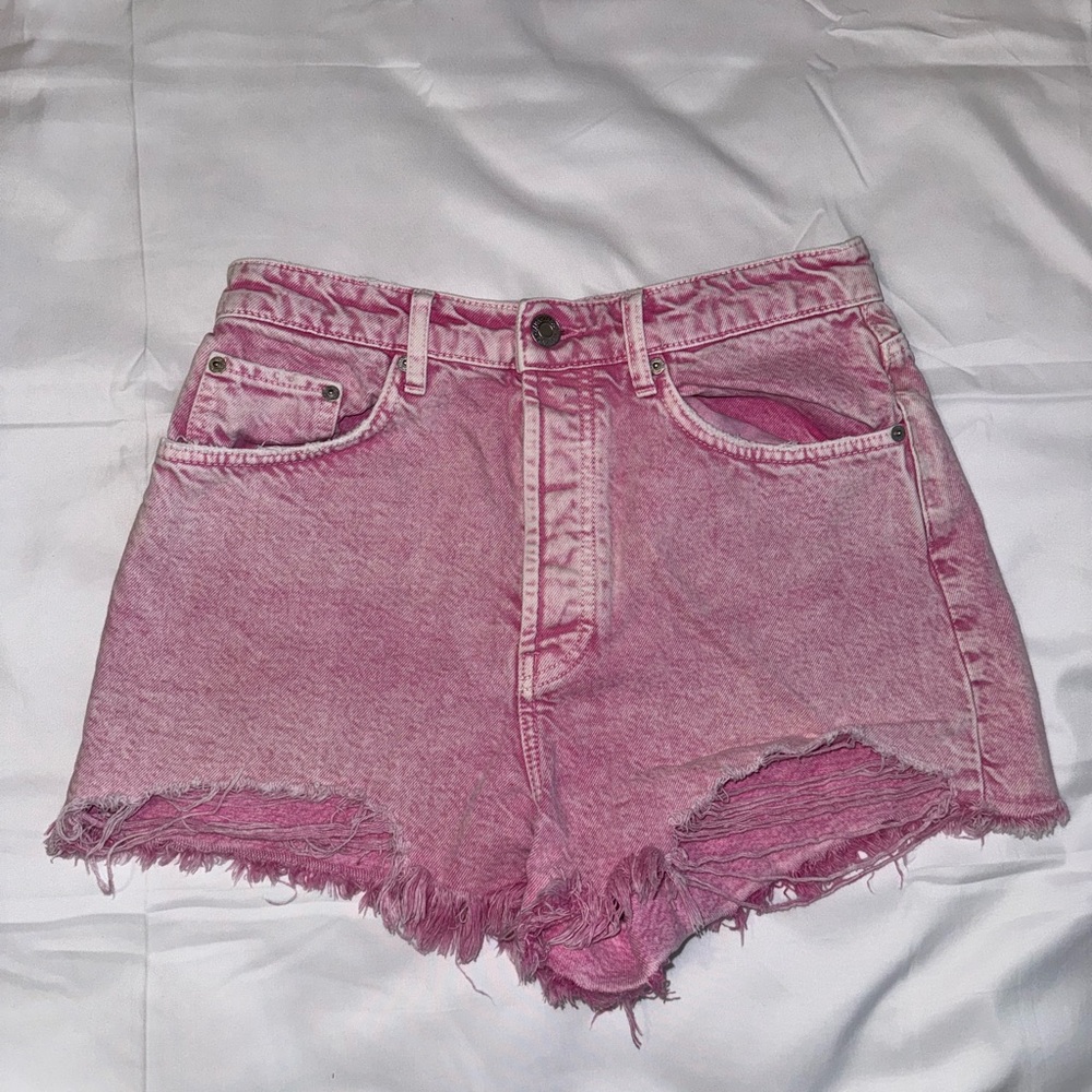 Zara Pink demin shorts
